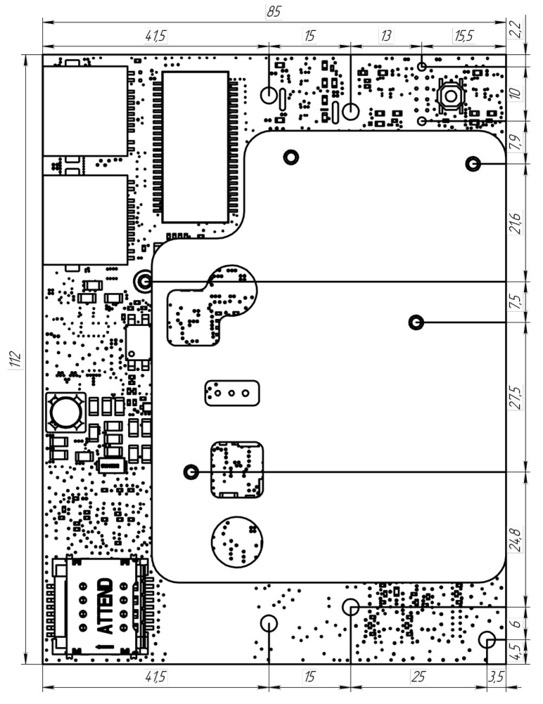 Kroks Rt-Brd m6-Gn гигабитный роутер с модемом LTE cat.6 для установки в гермобокс