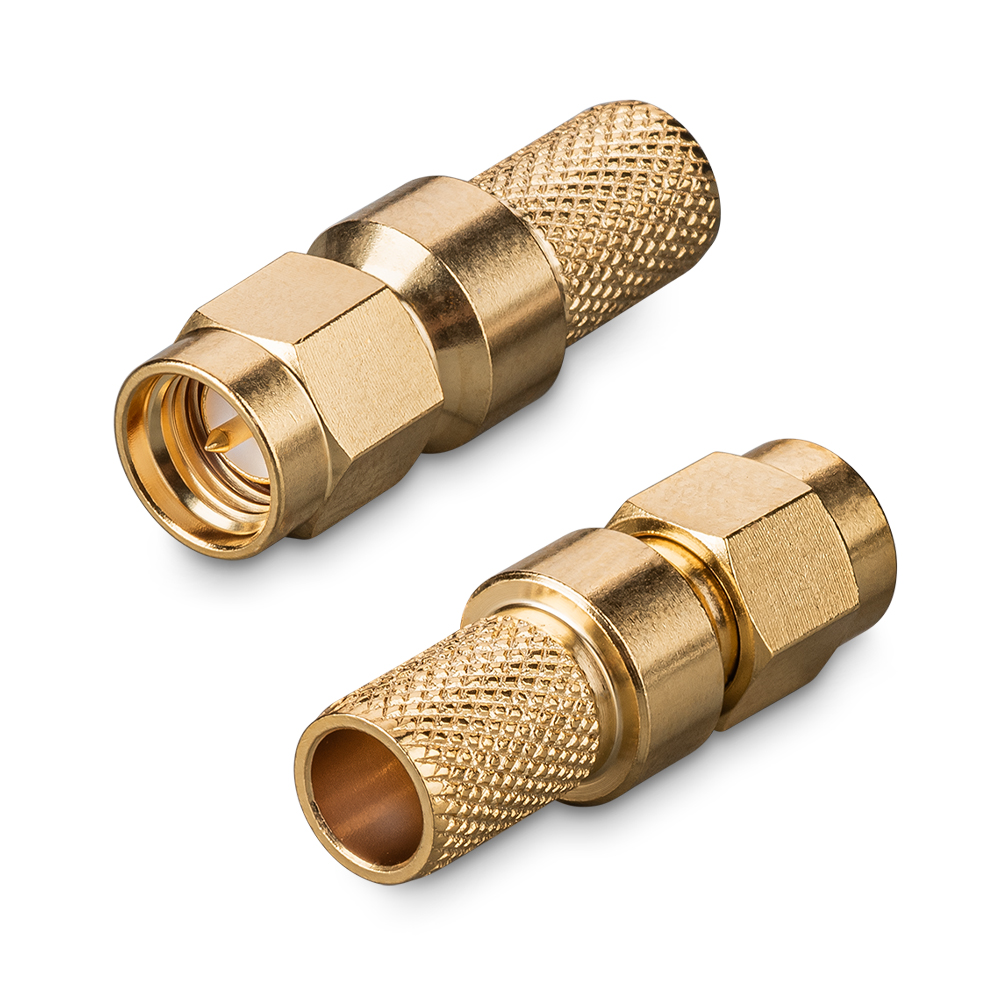 Разъем SMA(male) T на кабель LMR-300, обжимной до 6 ГГц