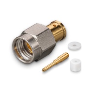 Разъем SMA (male) T под пайку на кабель RG-402 до 18 ГГц