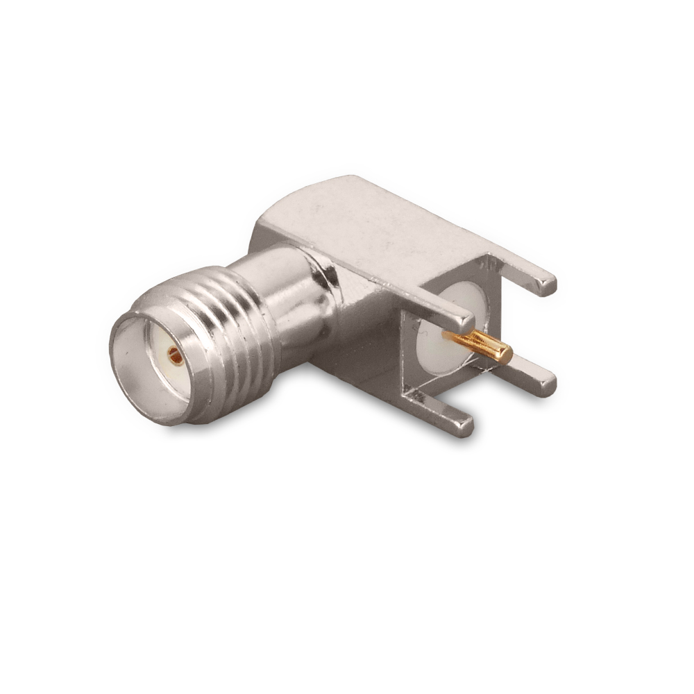 Разъем SMA(female) Y на плату, угловой