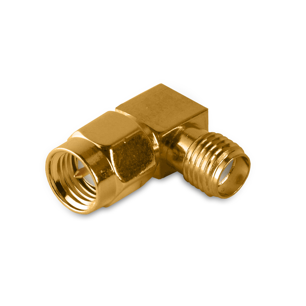 Переходник SMA(male) - SMA(female) Y, угловой